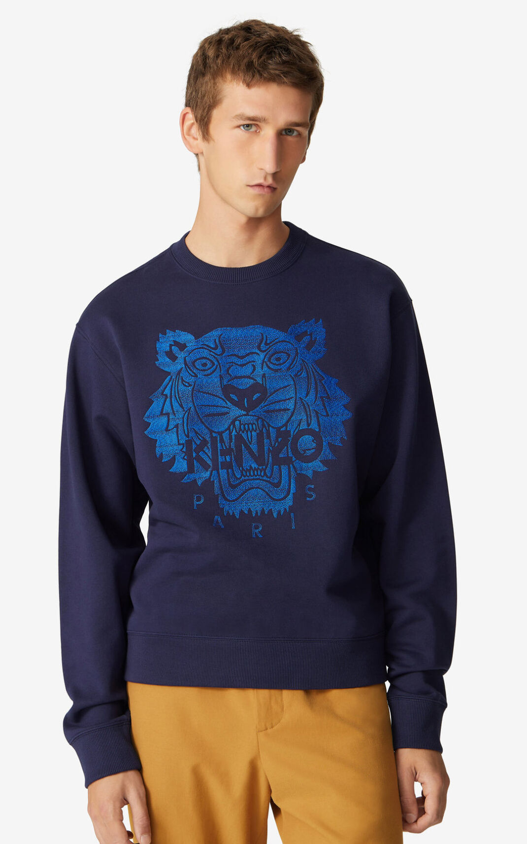 Sudadera Kenzo Tiger Hombre Azul Marino Azules VPT946027